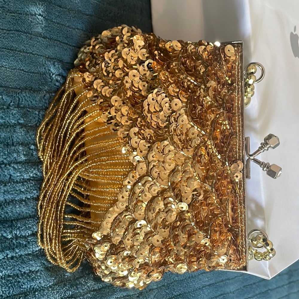 Sequin mini purse